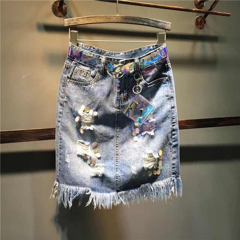 Longuette denim ibiza