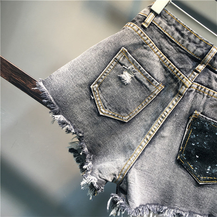 Shorts pailettes Hettes