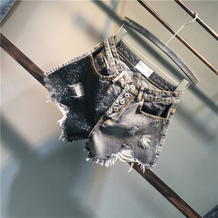 Shorts pailettes Hettes