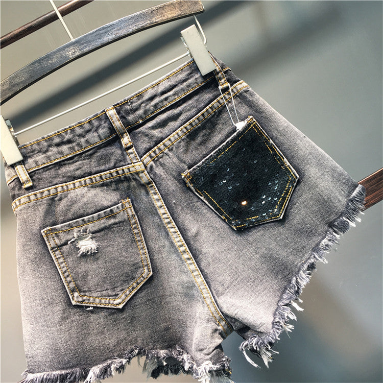 Shorts pailettes Hettes