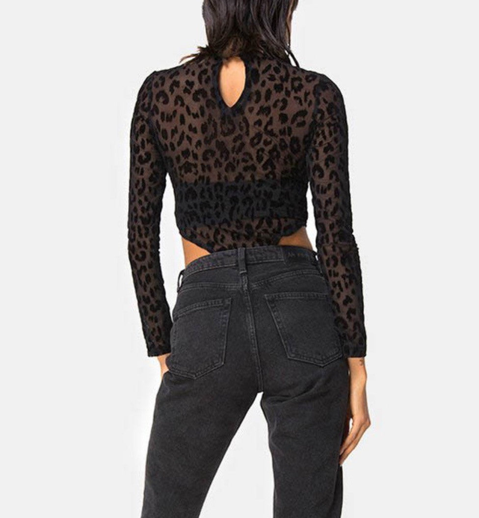 Body black animalier