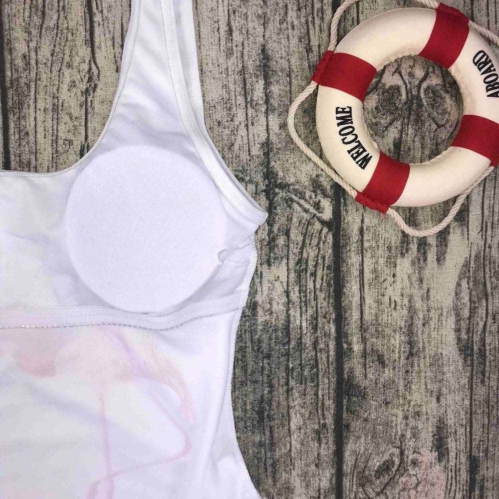 Costume intero pink flamingo