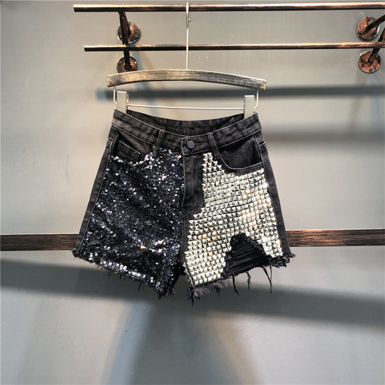 Shorts borchie sequin Gy