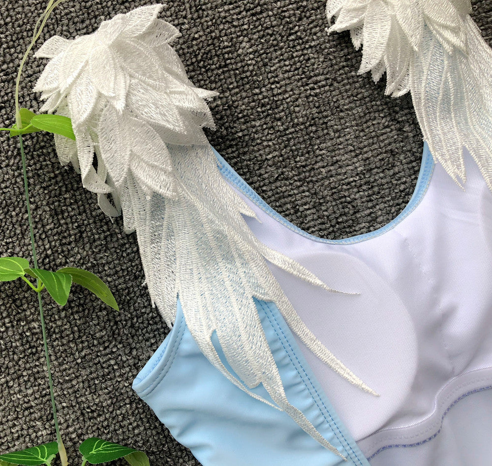 Costume intero Ali d'angelo