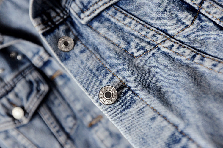 Giubbino perle denim Risko