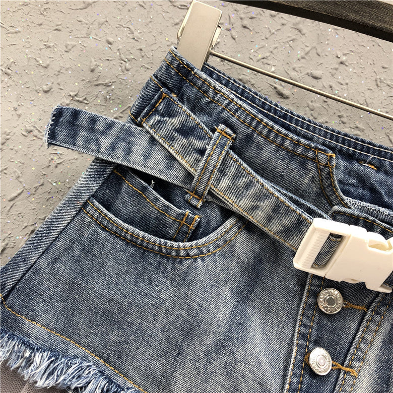 Minigonna tulle denim Firi