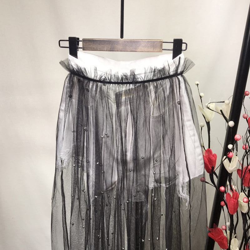 Shorts tulleskirt perle