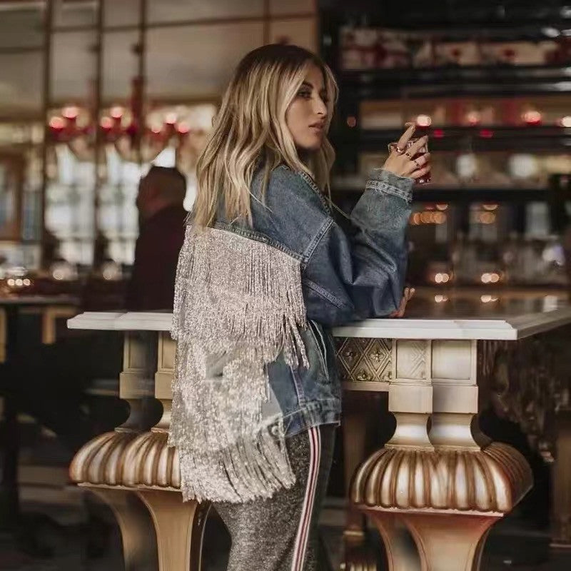 Giubbino fullstrass fringes