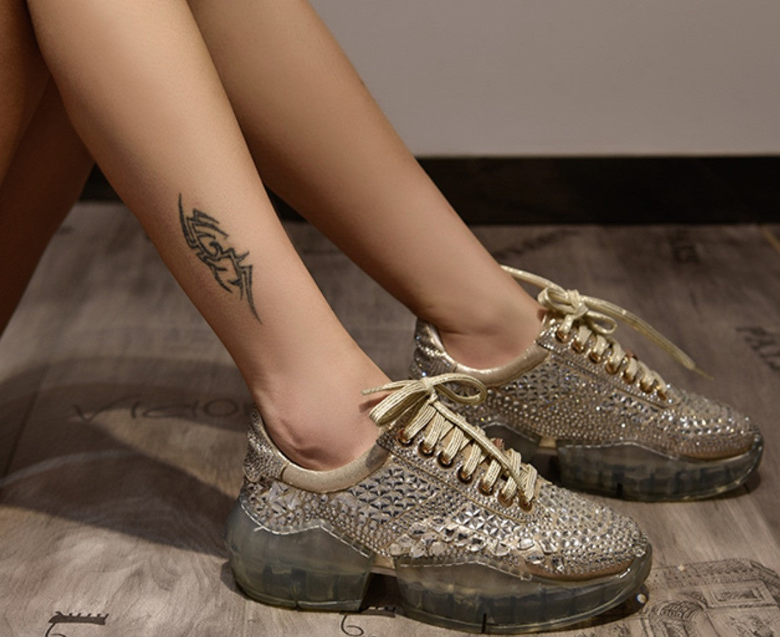 Sneakers mirror metalstrass