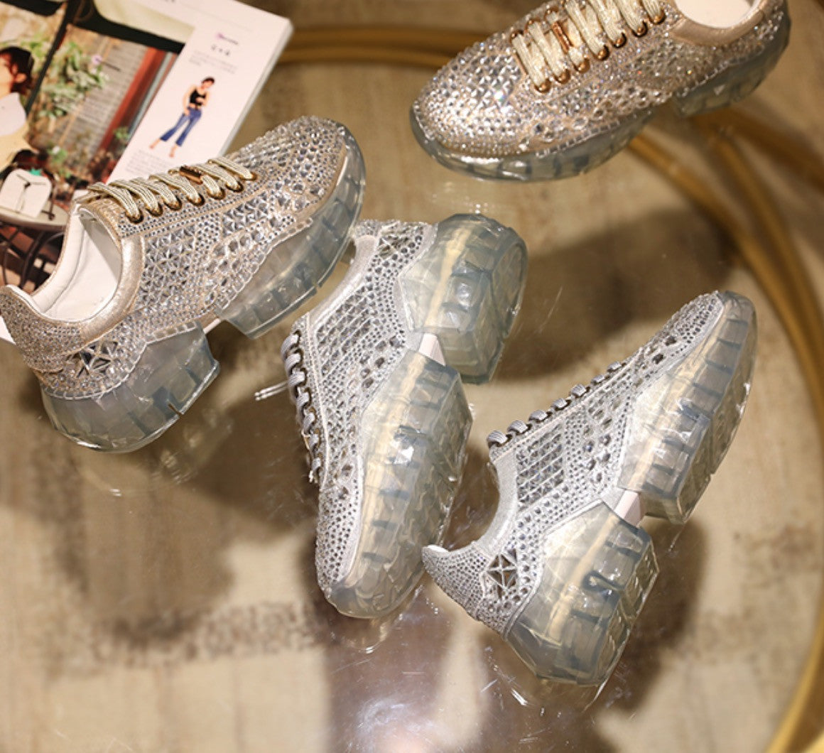 Sneakers mirror metalstrass