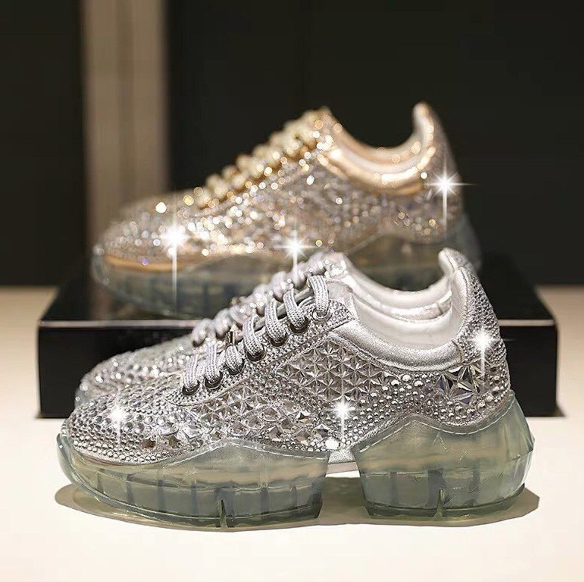 Sneakers mirror metalstrass