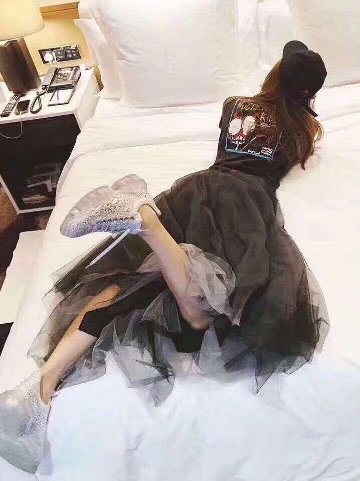 Sneakers mirror metalstrass