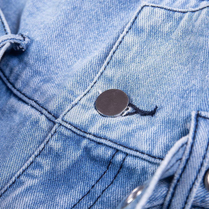 Jeans vita altissima tulipano