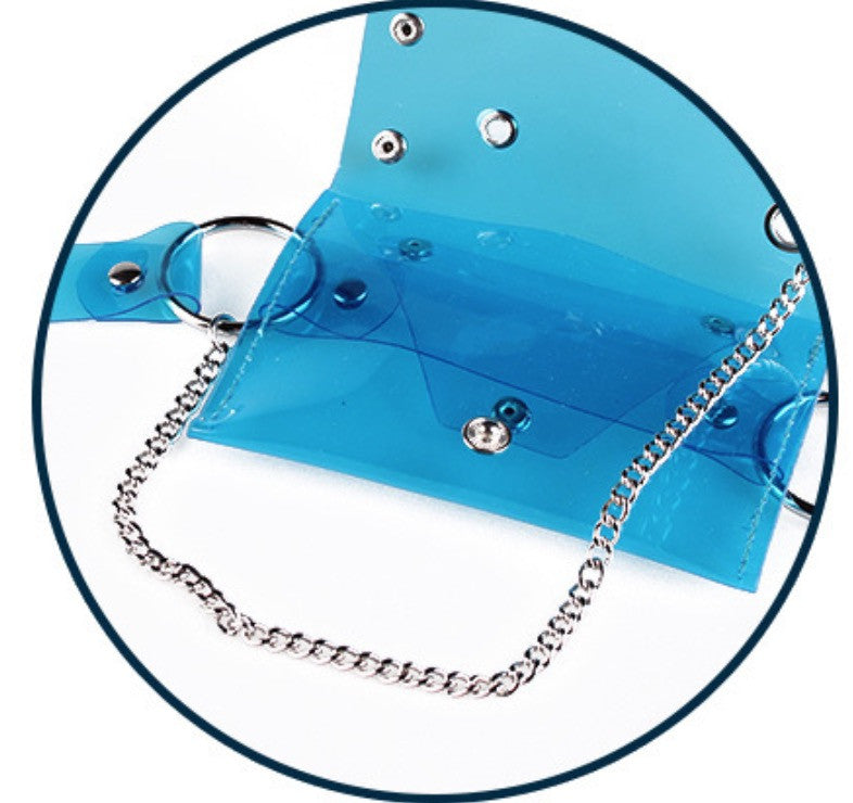 Marsupio trasparent fluo