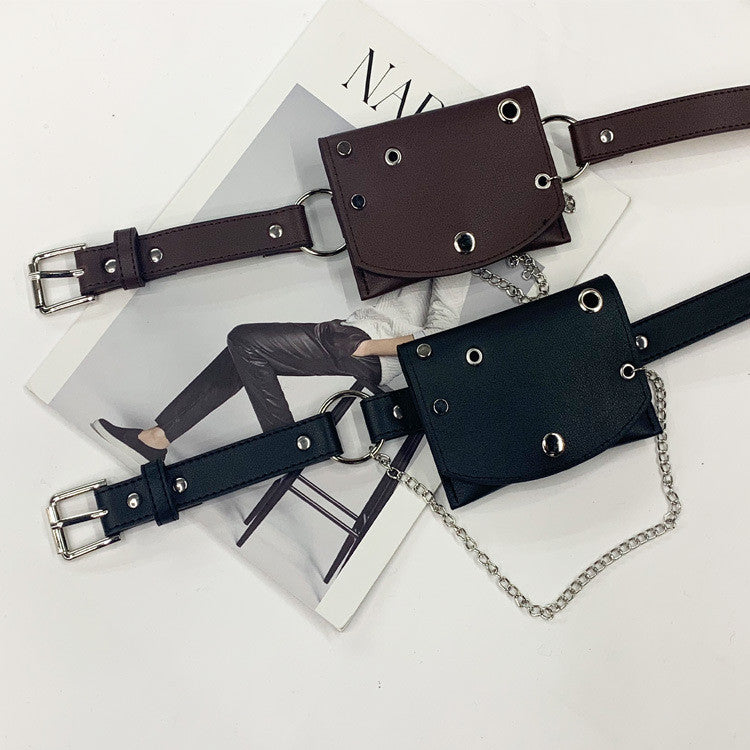 Marsupio stud chain