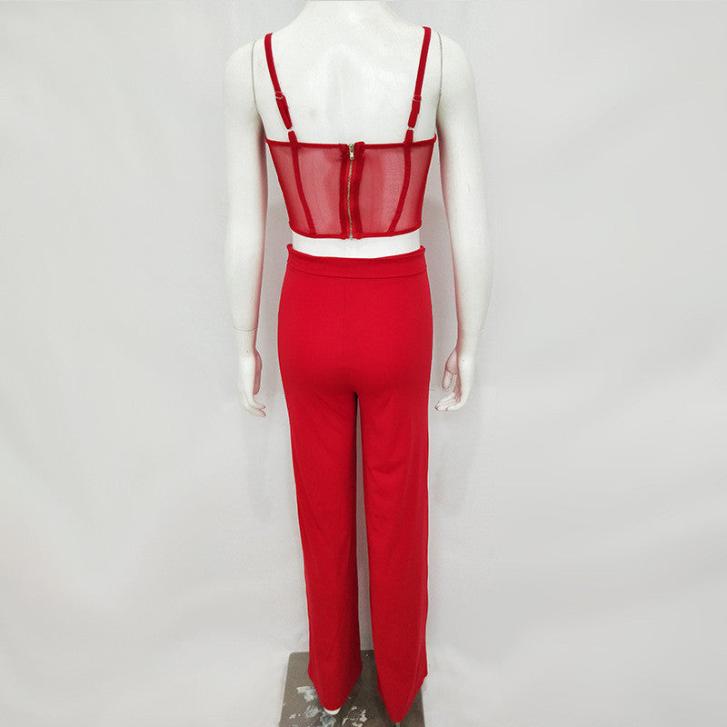 Completo top + pantapalazzo Teese