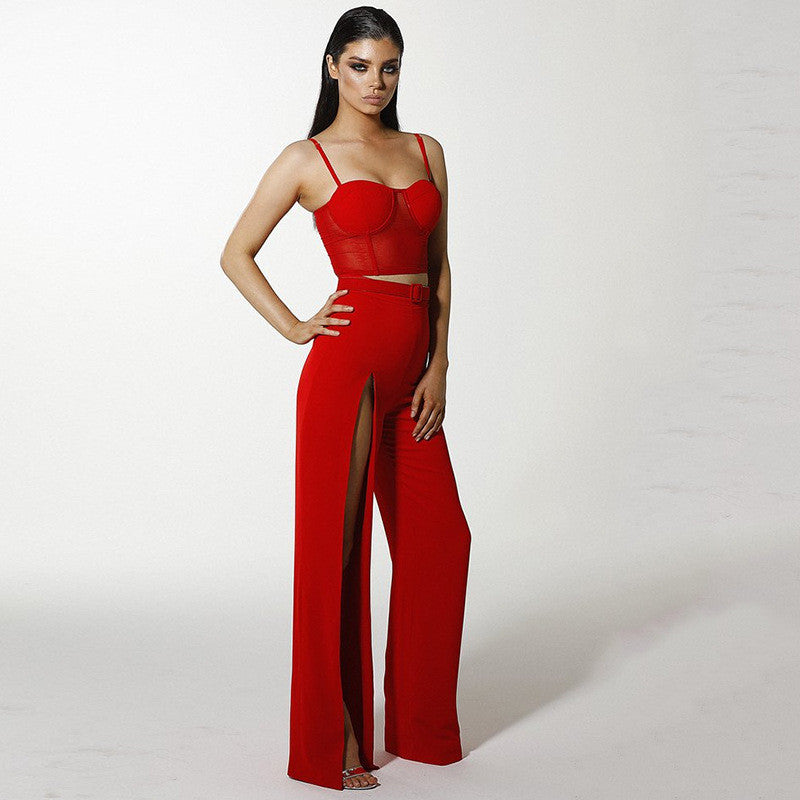 Completo top + pantapalazzo Teese