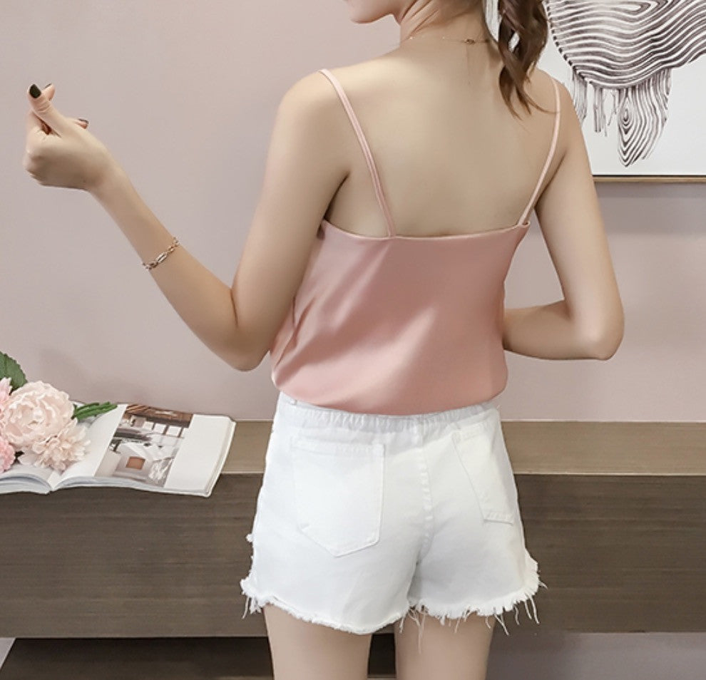 Canotta in raso morbida V