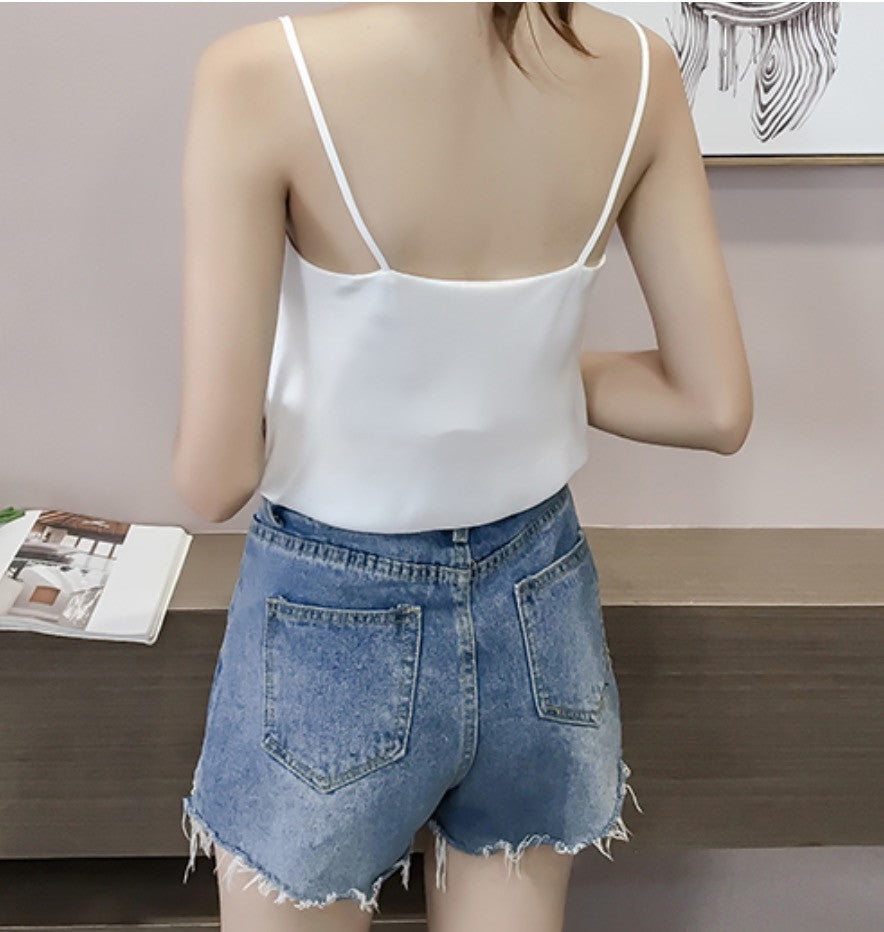 Canotta in raso morbida V