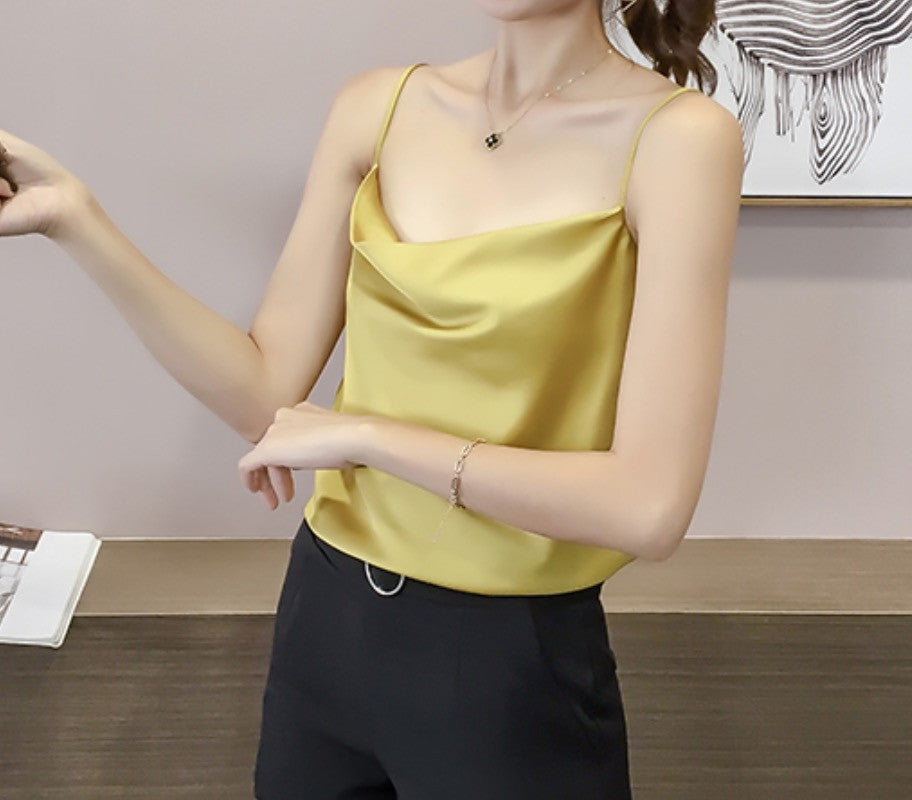 Canotta in raso morbida V