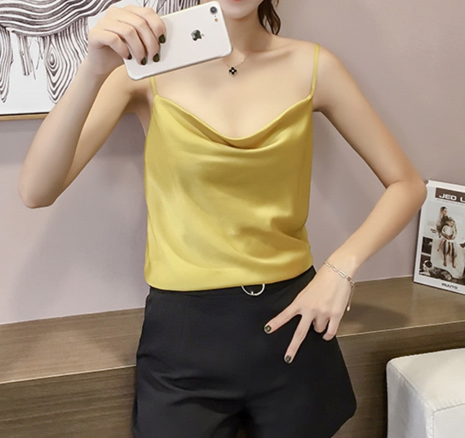 Canotta in raso morbida V