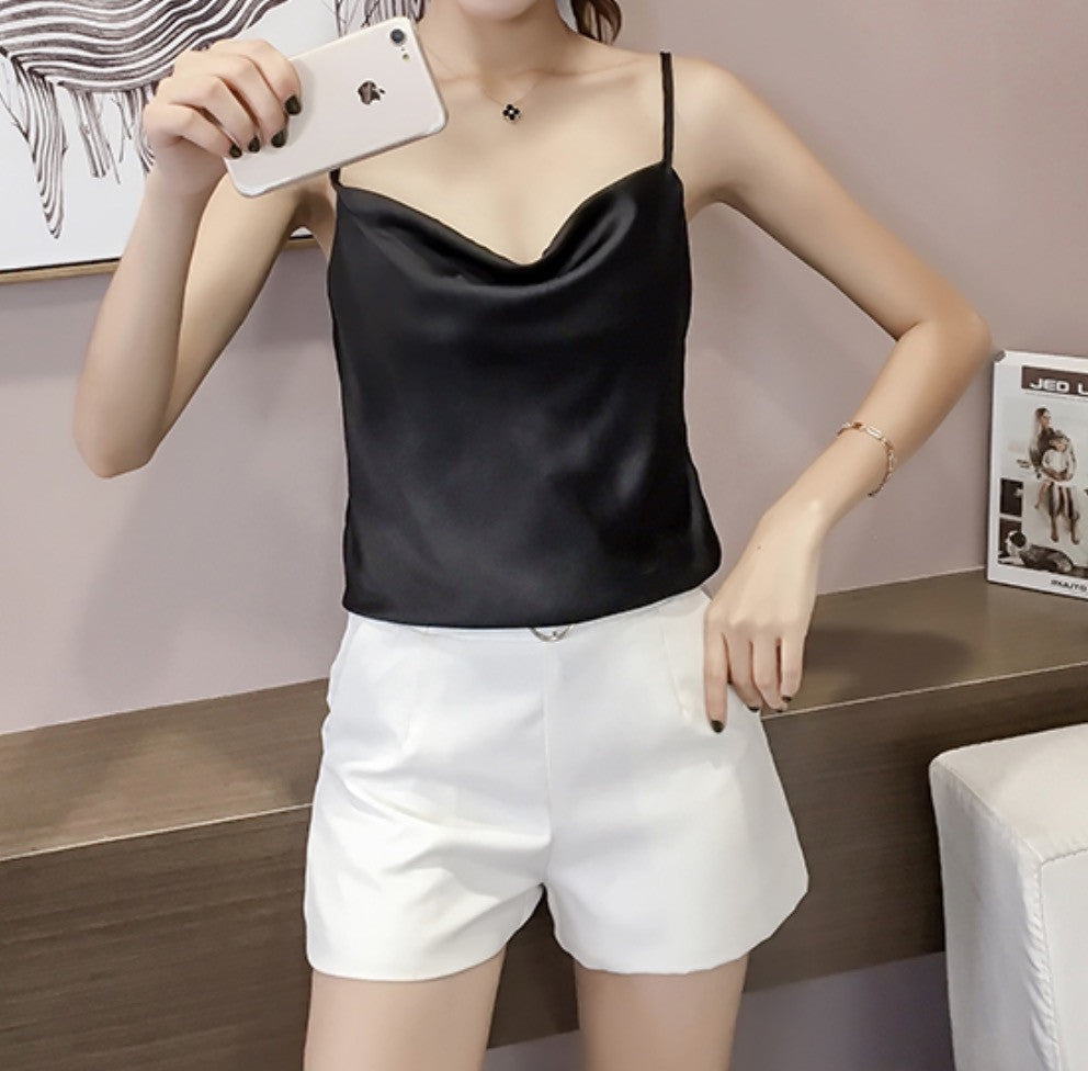 Canotta in raso morbida V