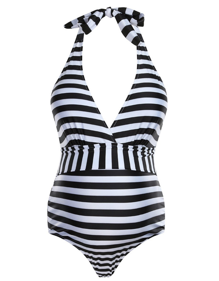 Costume intero premamam righe