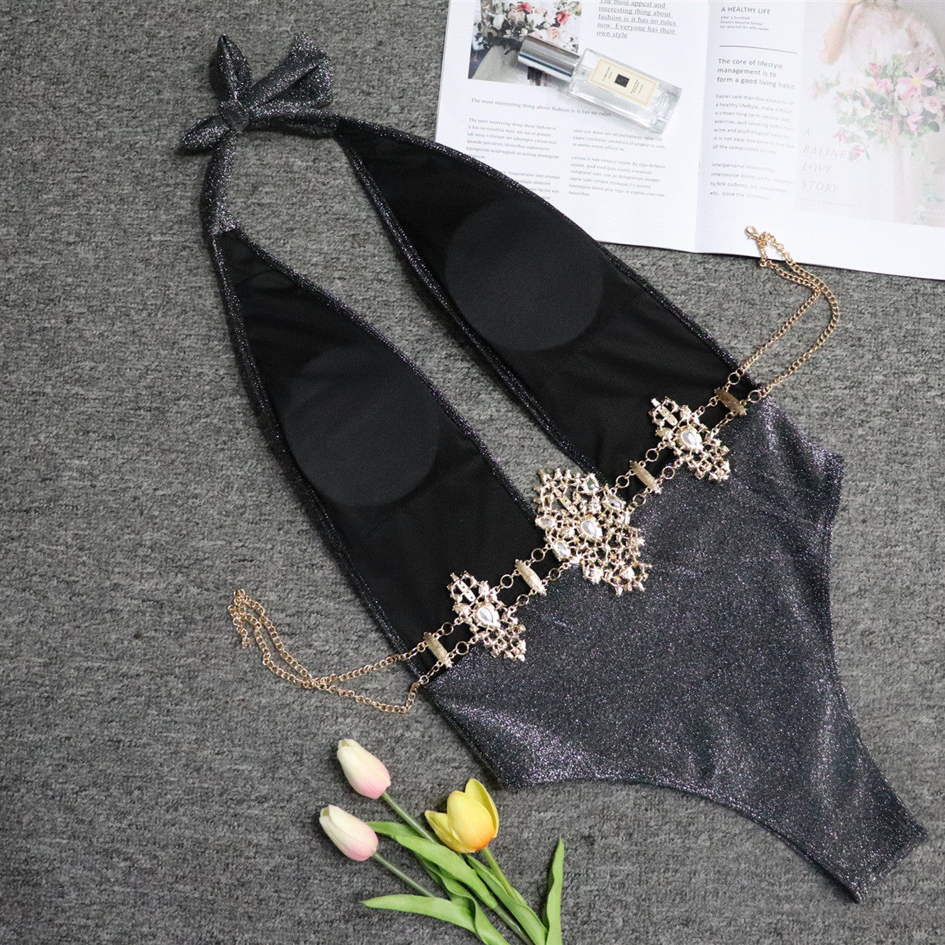 Monokini lurex Sylvia