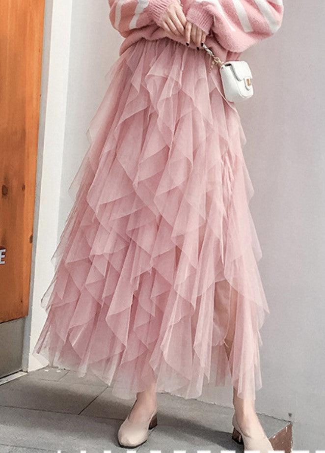 Maxigonna balze Abria