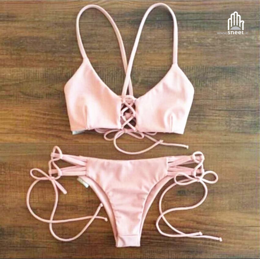 Bikini Pink laces