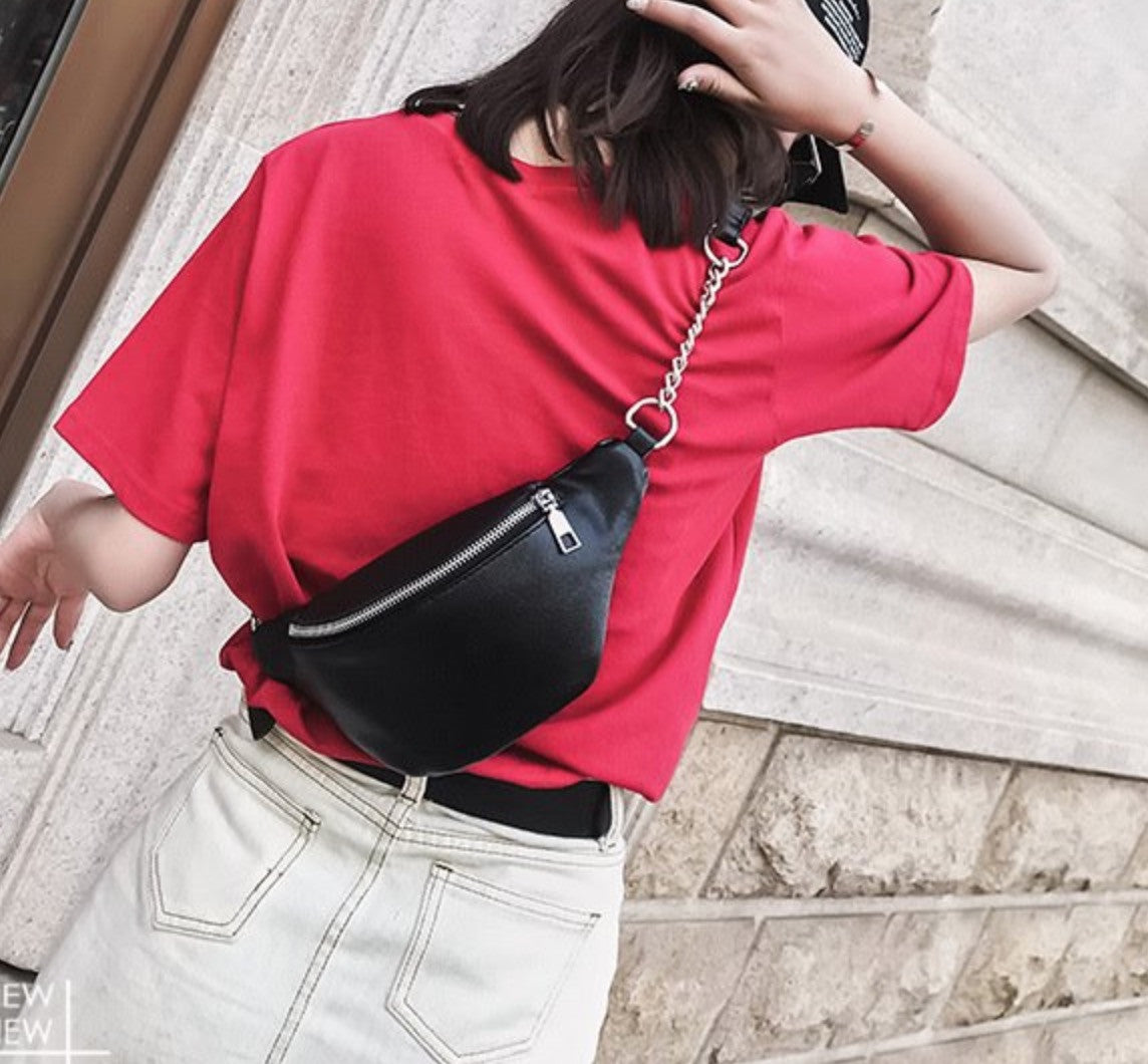 Marsupio ecopelle catena