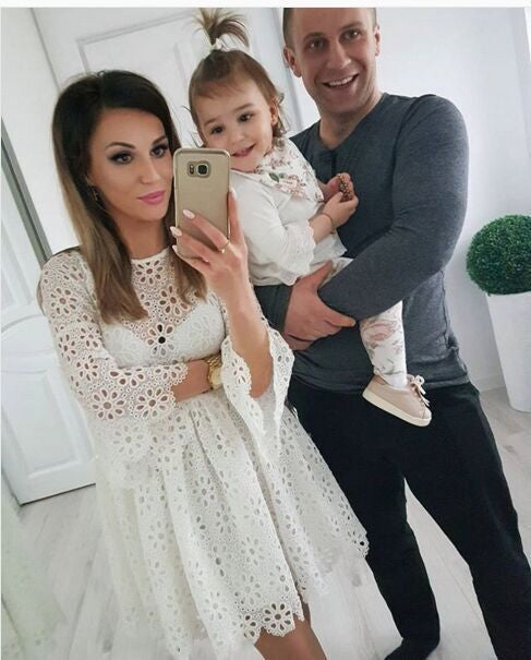 Coordinato vestito pizzo Laika