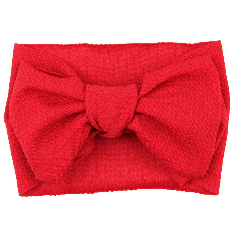 Fascia-fiocco neonata a costine