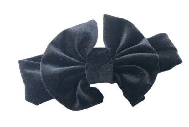 Fascia-fiocco neonata a costine