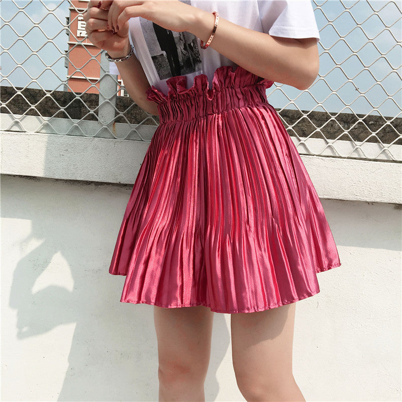 Gonna plissè Sonya raso