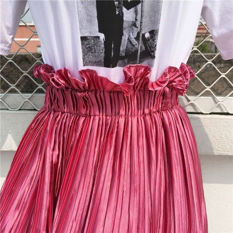 Gonna plissè Sonya raso