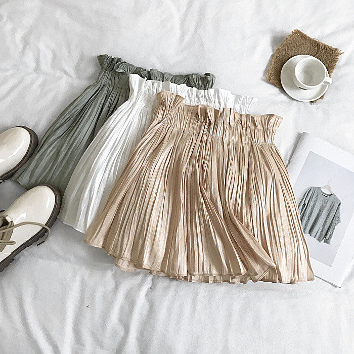 Gonna plissè Sonya raso