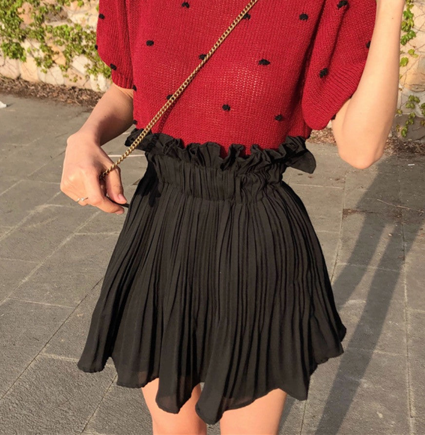 Gonna plissè Sonya raso