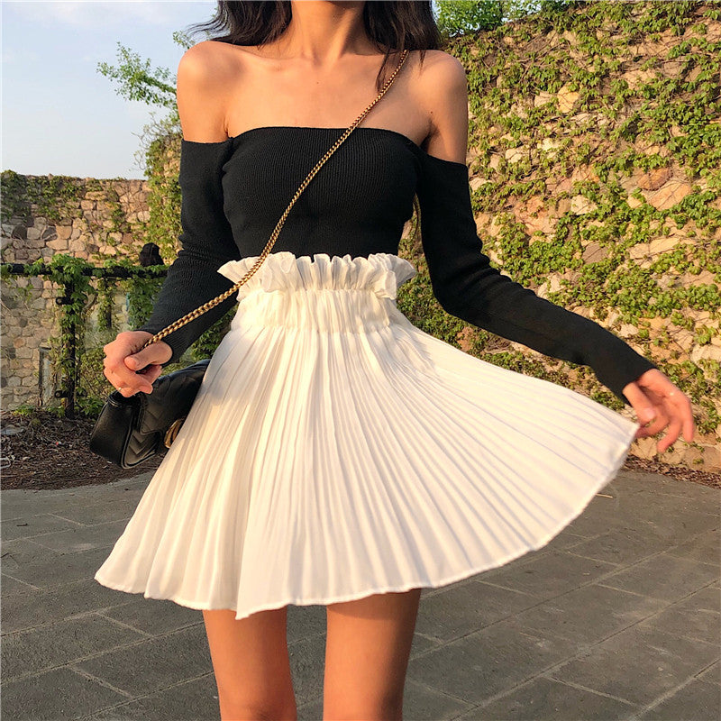 Gonna plissè Sonya raso