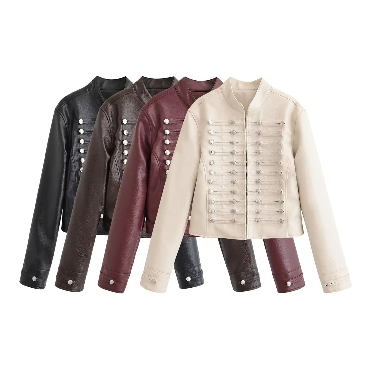 Giacca ecopelle Rahupa — i quattro colori disponibili a confronto | Dream Shop
