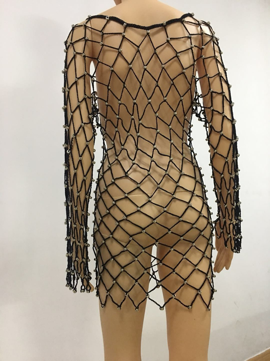Nets dot minidress