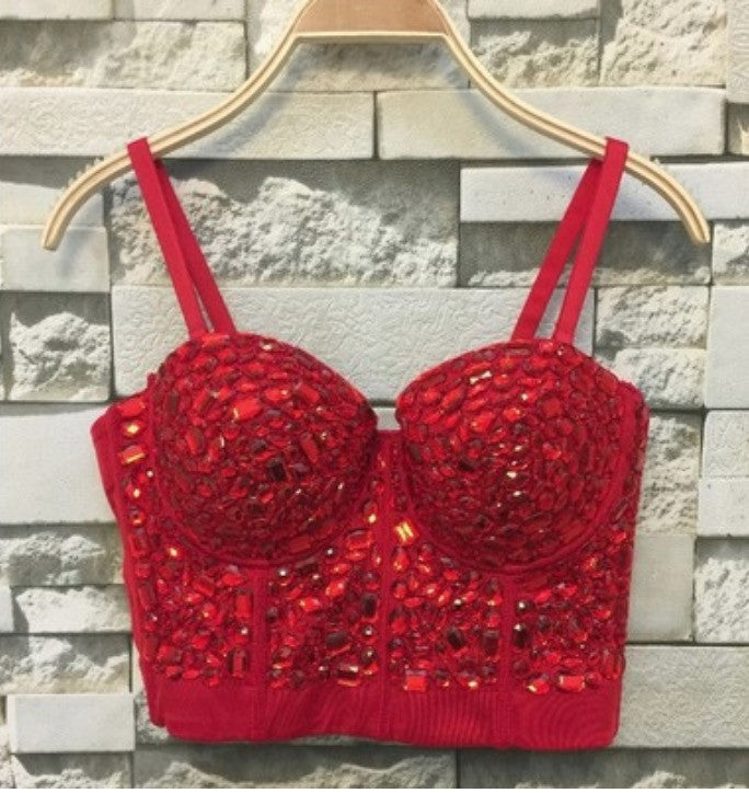 Crop Top Red stone