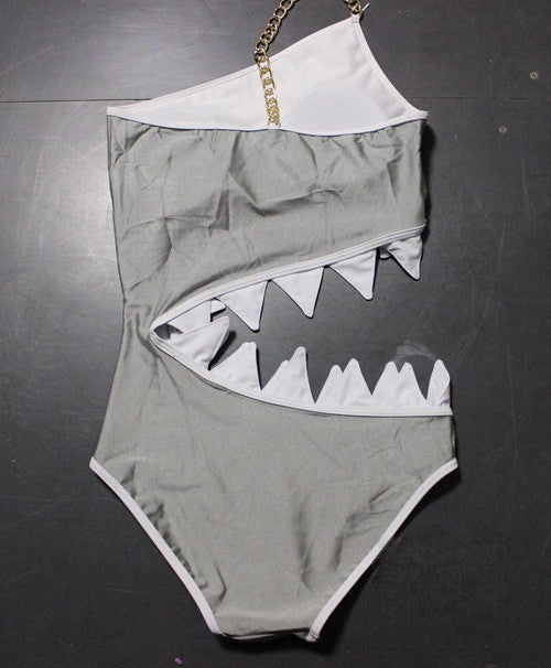 Costume Shark Bite vista posteriore | Dream Shop