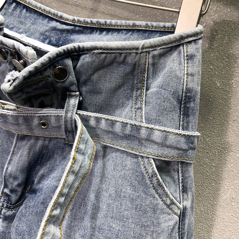 Shorts denim vita alta Laz