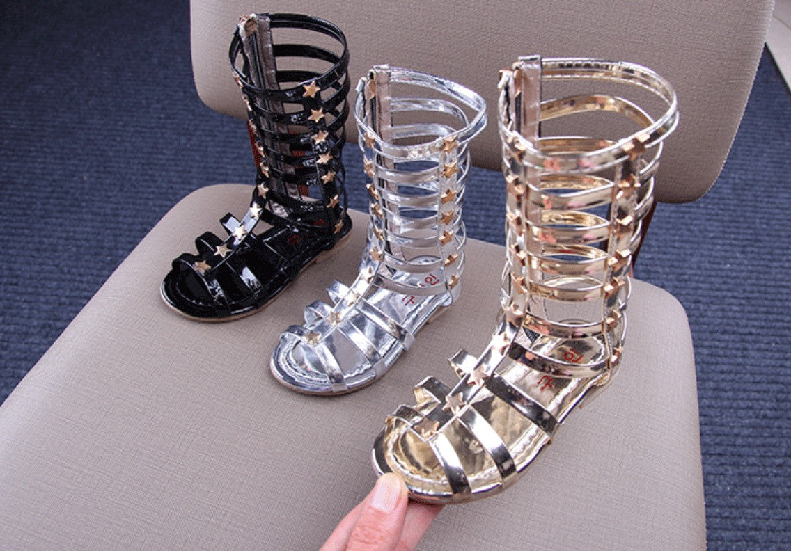 Sandali schiava bimba stelline