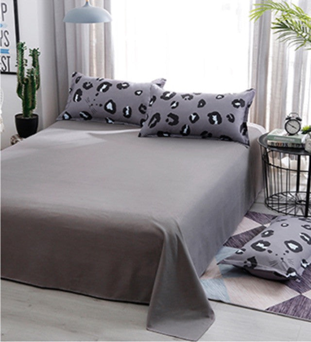 Set lenzuola leopard brown