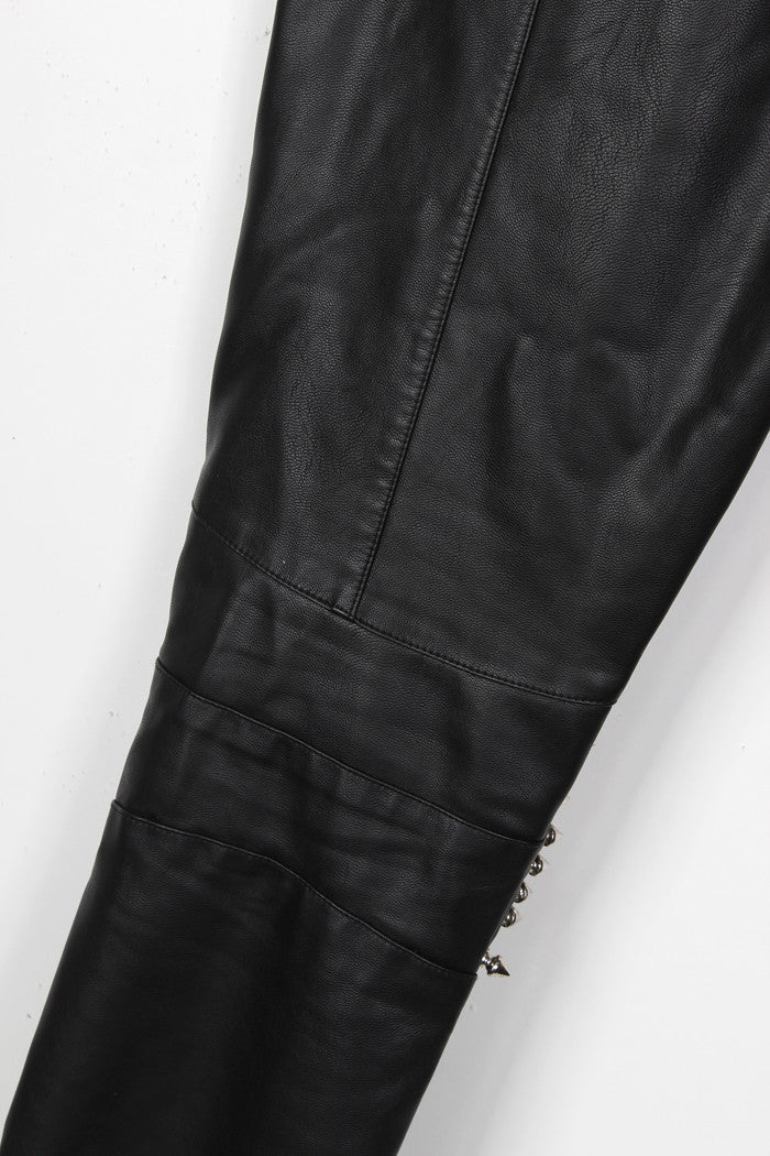 Pantalone pelle superborchiato