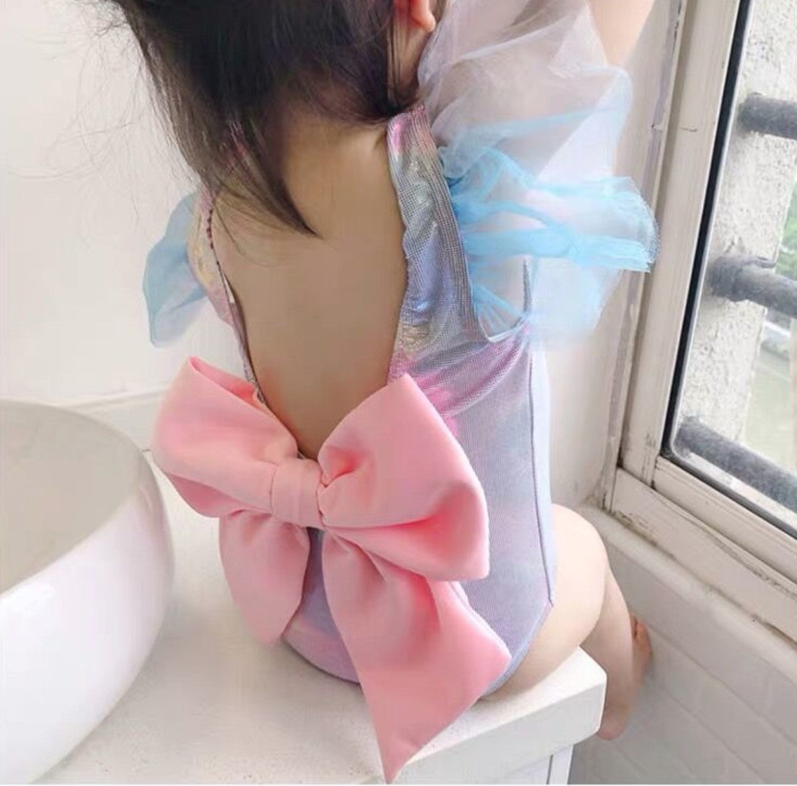 Costumino watercolor bimba