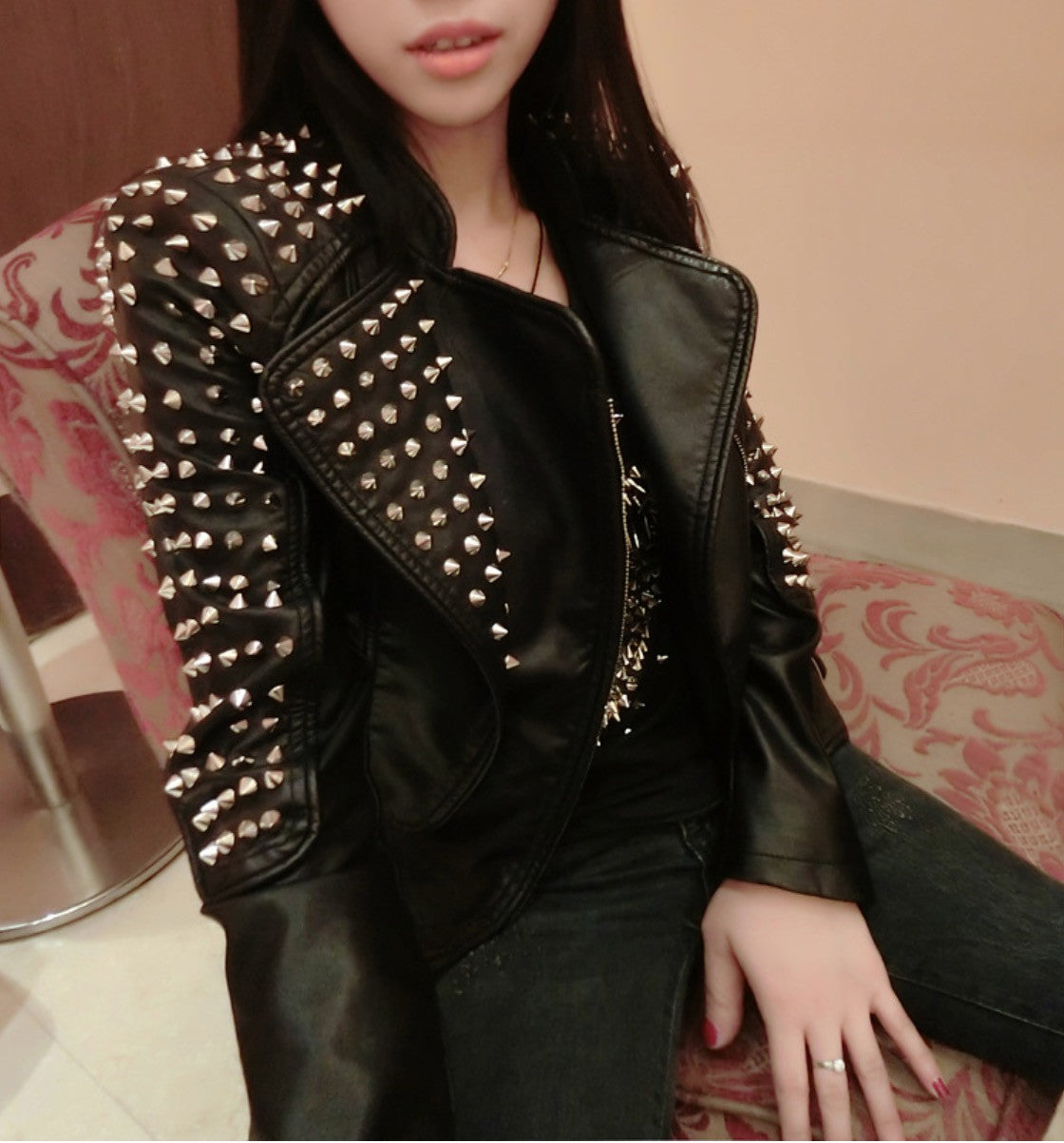 Giacca in ecopelle Smith