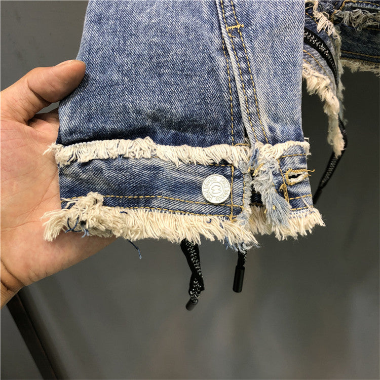 Giacca denim aviator